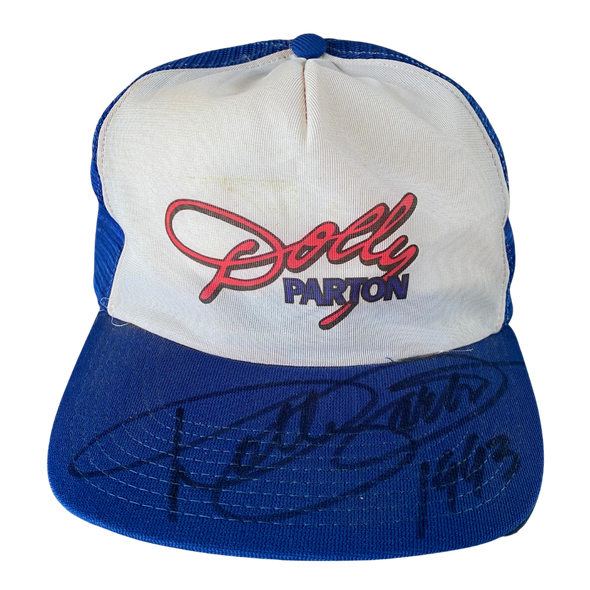Dolly Parton Rare Autographed Trucker Hat