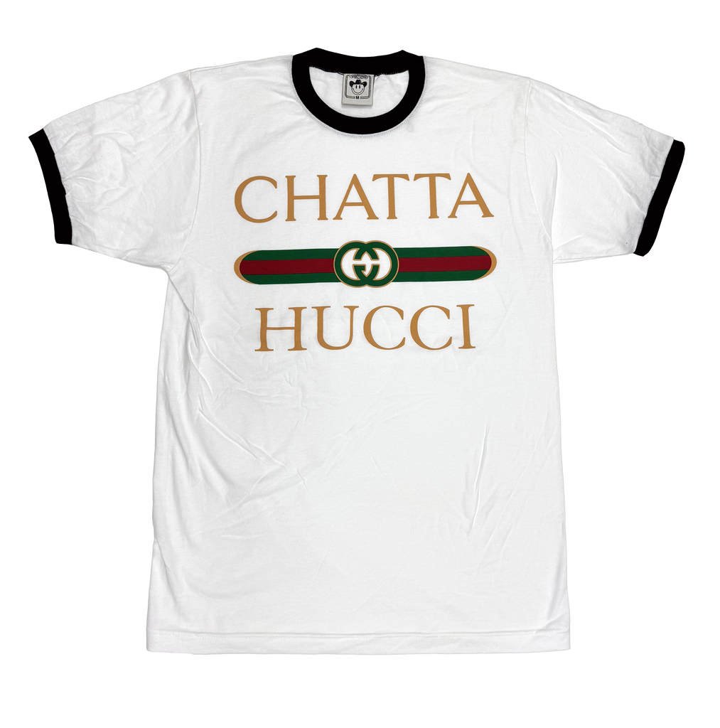 Chattahucci Black Ringer Unisex Tee