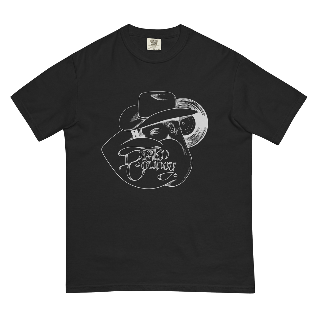 Disko Cowboy Paradise Logo Black Unisex Tee