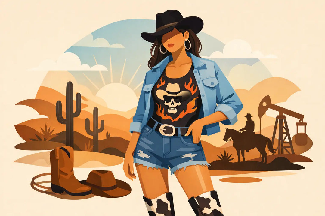 How to Style Graphic Bodysuits With Texas Swagger
