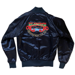 Alabama Deadstock Mountain Music Embroidered Satin Jacket Size M