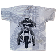 Alan Jackson All Over Print Motorcycle Tee Size XL