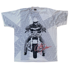 Alan Jackson All Over Print Motorcycle Tee Size XL