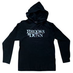 Brooks & Dunn 3D Logo Hoodie Size S