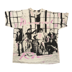 Diamond Rio All Over Print Pink Black Vintage White Size XXL