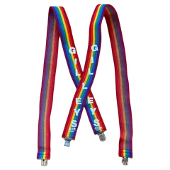 Gilley's Rare Rainbow Suspenders