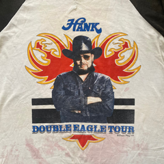 Hank Williams Jr. Double Eagle Tour Baseball Tee Size M