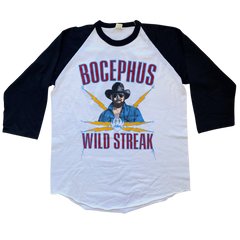 Hank Williams Jr. '88 Bocephus Wild Streak Baseball Tee Size M