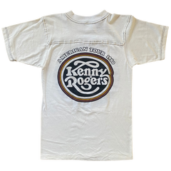 Kenny Rogers Deadstock Contrast Stitch 1980 Tee Size XS-S