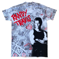 Randy Travis Deadstock All Over Print Tee - One Size