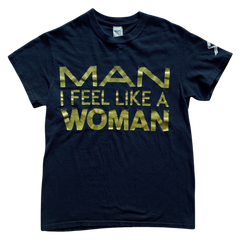 Shania Twain Man I Feel Like A Woman Tee Size S