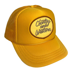 Country & Western Gold Trucker Hat