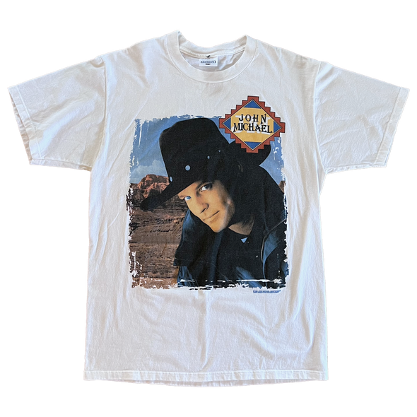 John Michael Montgomery 1994 Tour White Tee Size L