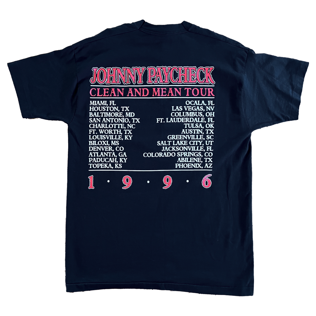 Johnny Paycheck Deadstock 1996 Tour Tee Size XL