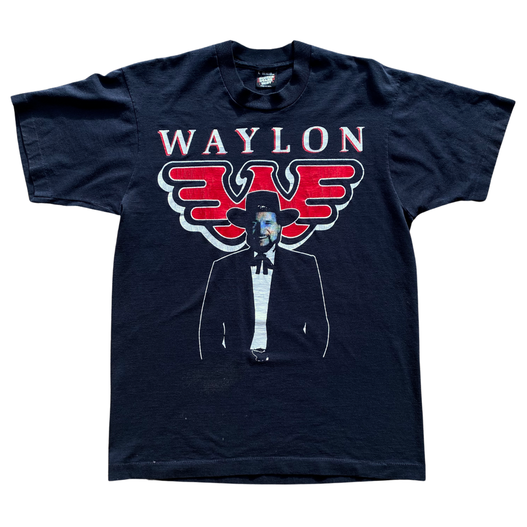 Waylon Jennings Rare Portrait Tee Size L