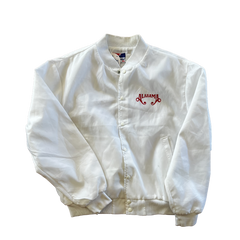 Alabama Pass It Down White Satin Jacket Size M/L