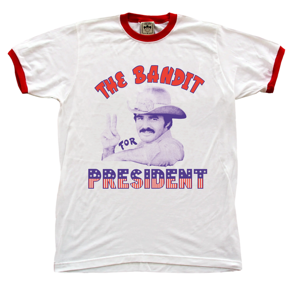 Bandit For Prez Unisex Ringer Tee