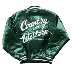 Country & Western 80s Deadstock Jacket Kelly Green Size M