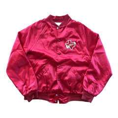 Gilley's Red Satin Jacket Size L