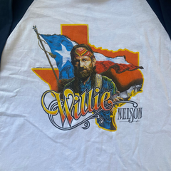 Willie Nelson Deadstock 1984 Baseball Tee Size L/XL