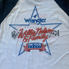 Willie Nelson Deadstock 1984 Baseball Tee Size L/XL